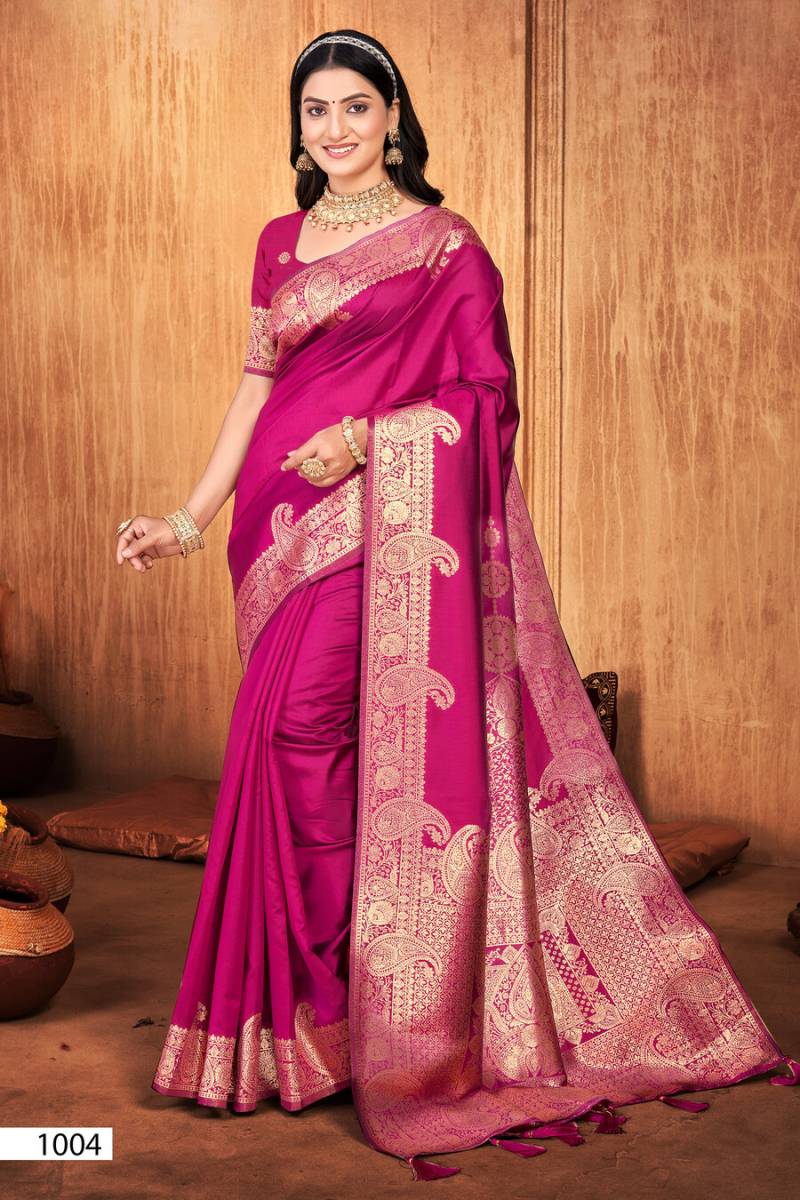 Indian Tadka Silk Vol 2 By Saroj Wedding Wear Silk Saree Wholesale In India