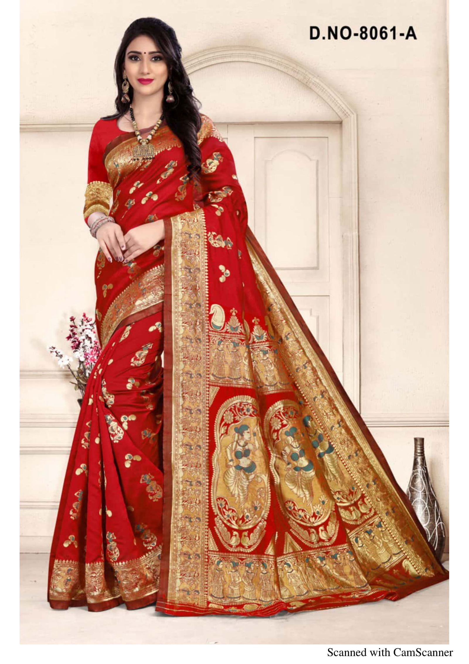 Melody 8061 Exclusive Collection Of Designer Jacquard Silk Saree Collection  