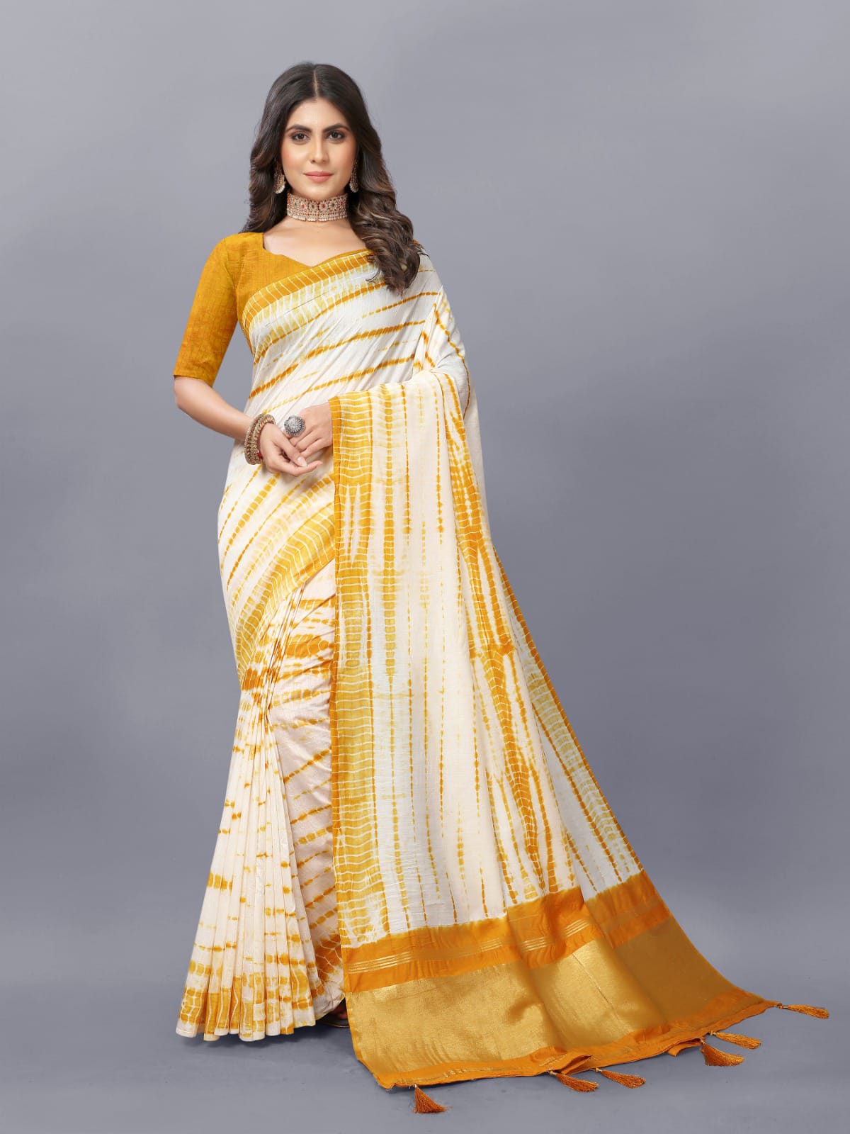 Radha Raman Shiboori Bandhani Printed Sarees Catalog