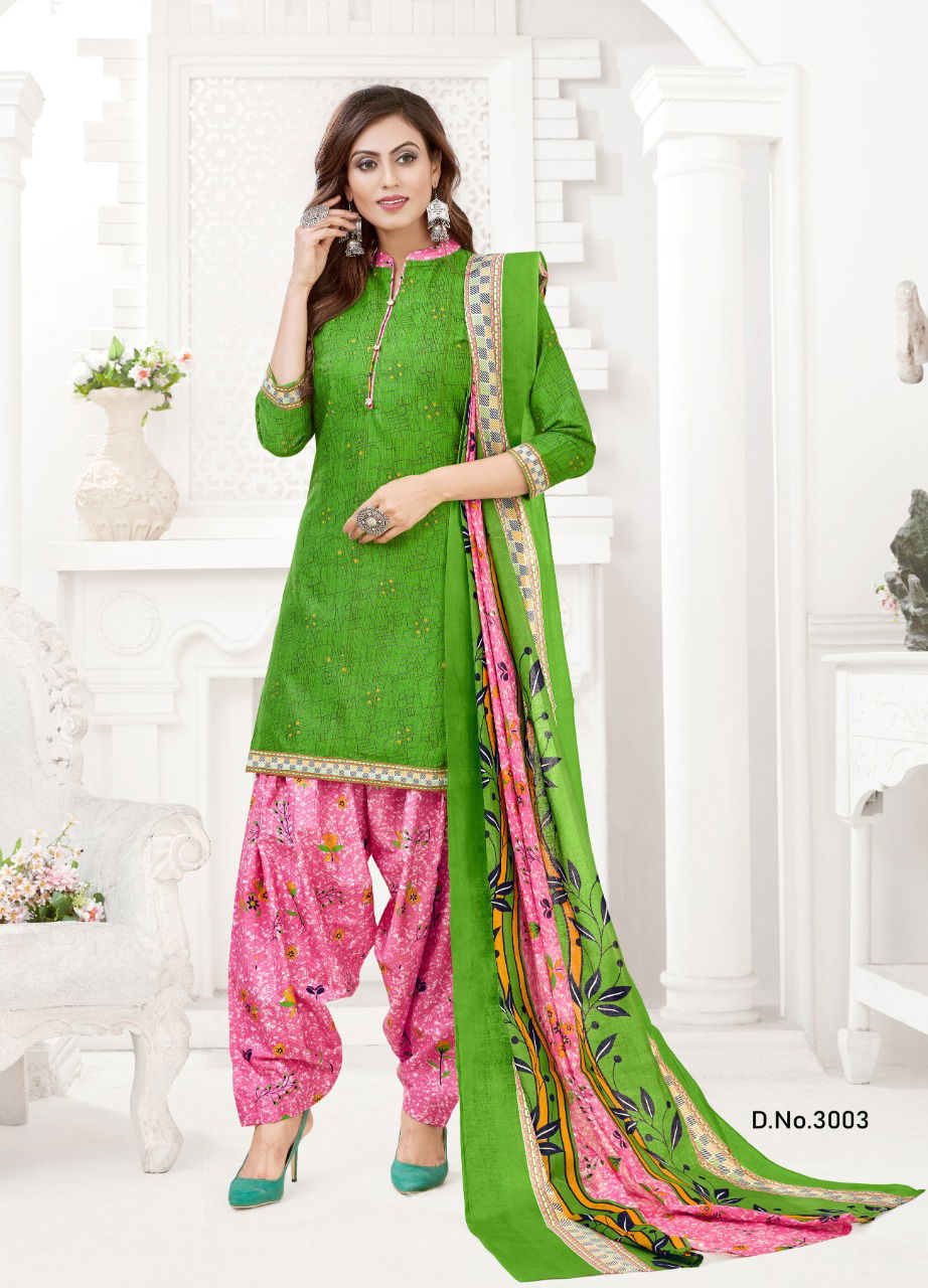 Sc Patiyala Special Vol 3 Casual Wear Pure Printed Cotton Dress Material Collection
