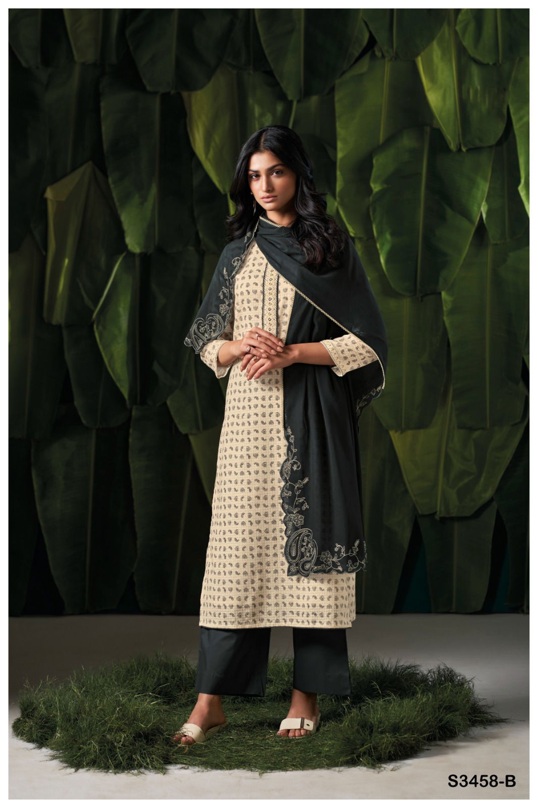 Frieda 3458 By Ganga Cotton Printed Designer Salwar Suit Suppliers In India