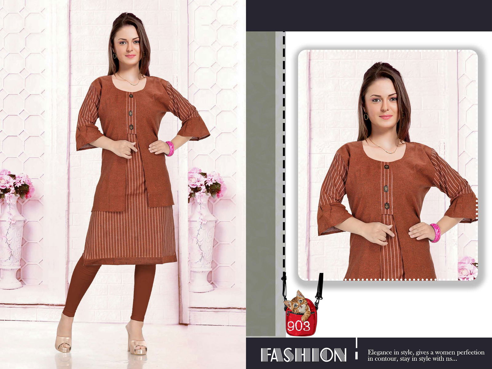 KRINA 01 Latst Fancy Designer Casual Regular Wear Cotton Printed Kurti Collection