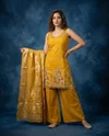 K 1059 By Naisha Roman Silk Kurti With Bottom Dupatta
