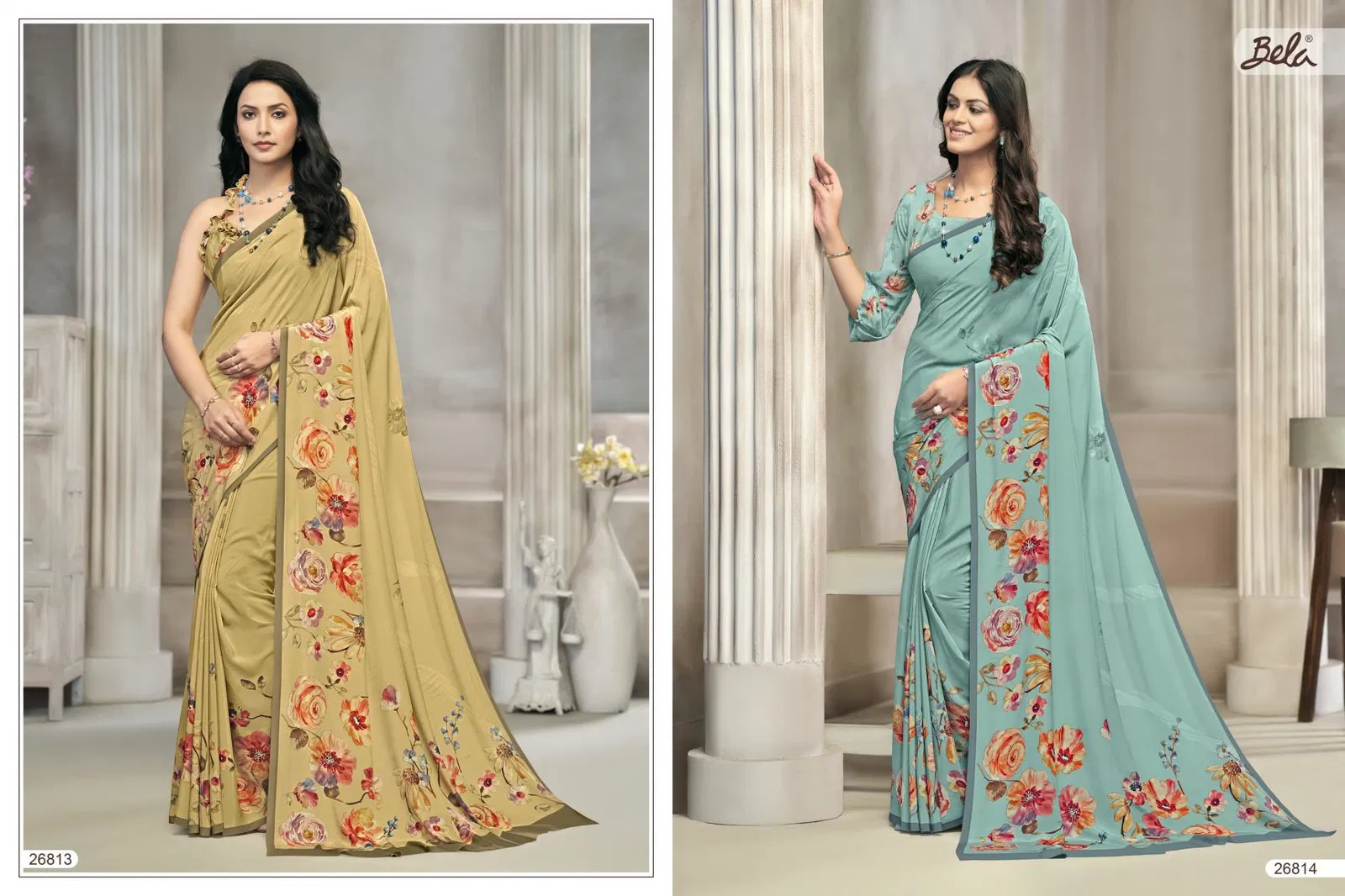 Stanza Vol 15 By Bela Fashion Digital Printed Saree Best Wholesale Shop In Surat