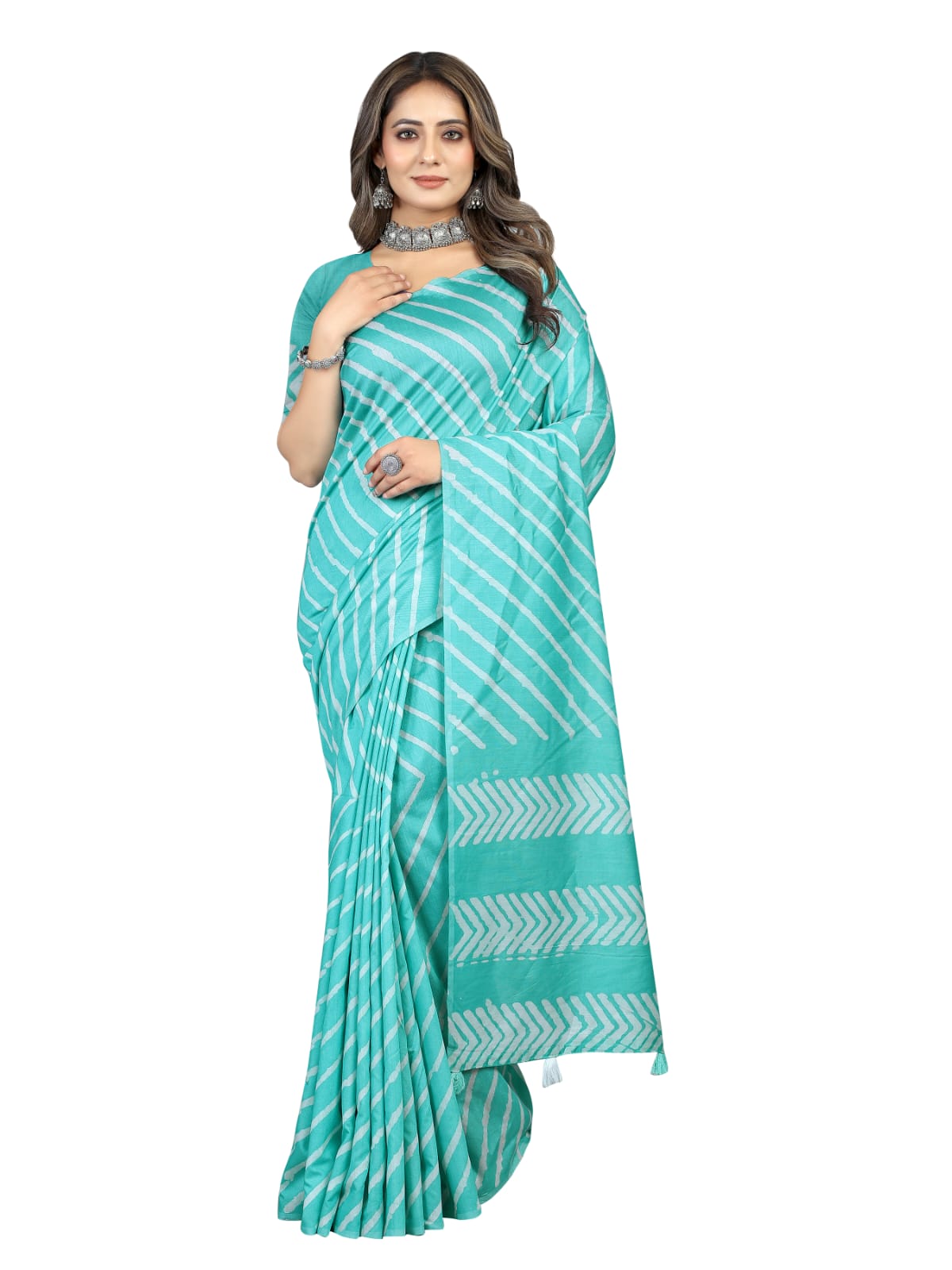 Shree Radha Raman Trendz Cotton Batik Printed Saree Catalog
