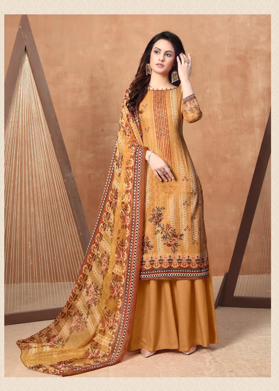 Anita Kesariya Noor Latest fancy Regular Wear Pure Cambric Digital Printed Designer Dress Material Collection
