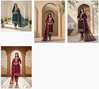 Naisha K 337 Roman Silk Aariwork Festival Wear Kurti With Pant Dupatta Exporters In India