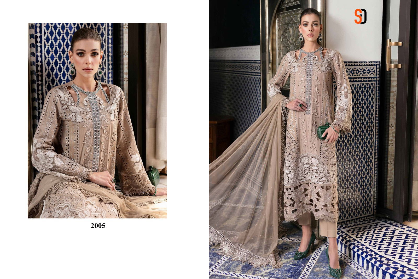 Maria B Lawn Vol 2 By Shraddha Pure Cotton Pakistani Suits Orders In India
