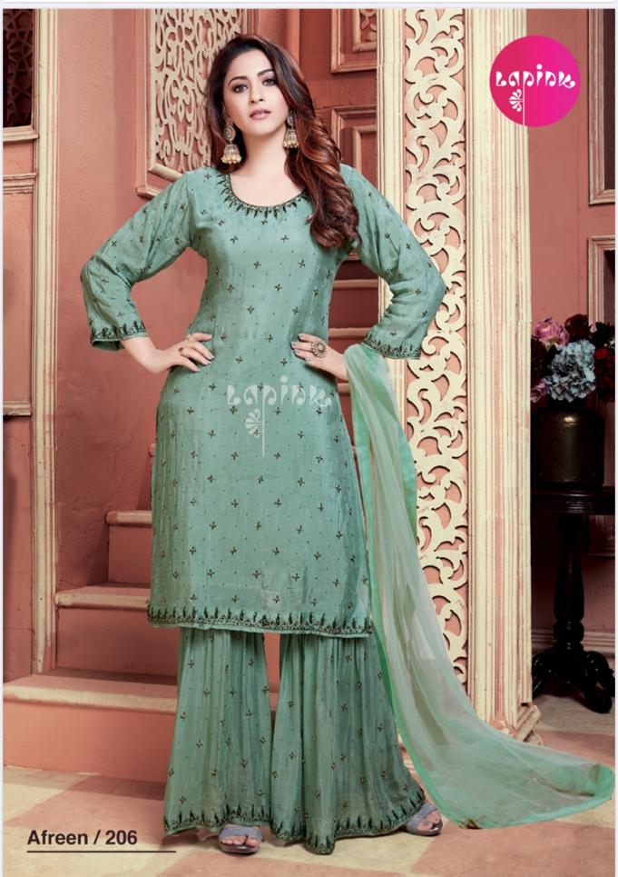 Lapink Afreen 2 Georgette fancy Festive Wear Latest Designer Ready Made Collection
