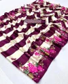 Trisha By Girnar Semi Modal With Tussle Printed Saree Wholesale Clothing Distributors In India