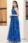 Lucaya Vol 26 By Lucaya Fuax Georgette Printed Flair Ethnic Wholesale Gown In India