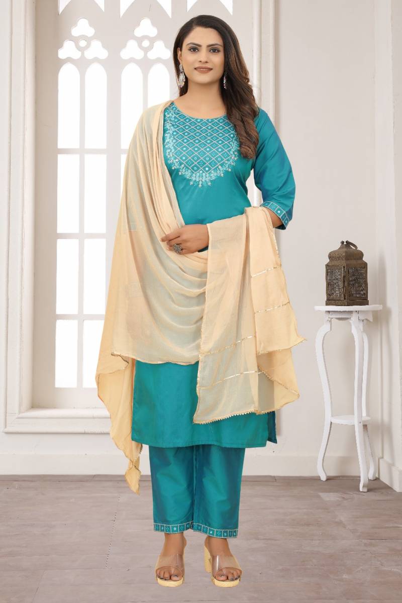 Tanyaa P 145 Casual Wear Cotton Fancy Kurta Set Wholesale Market In Surat With Price