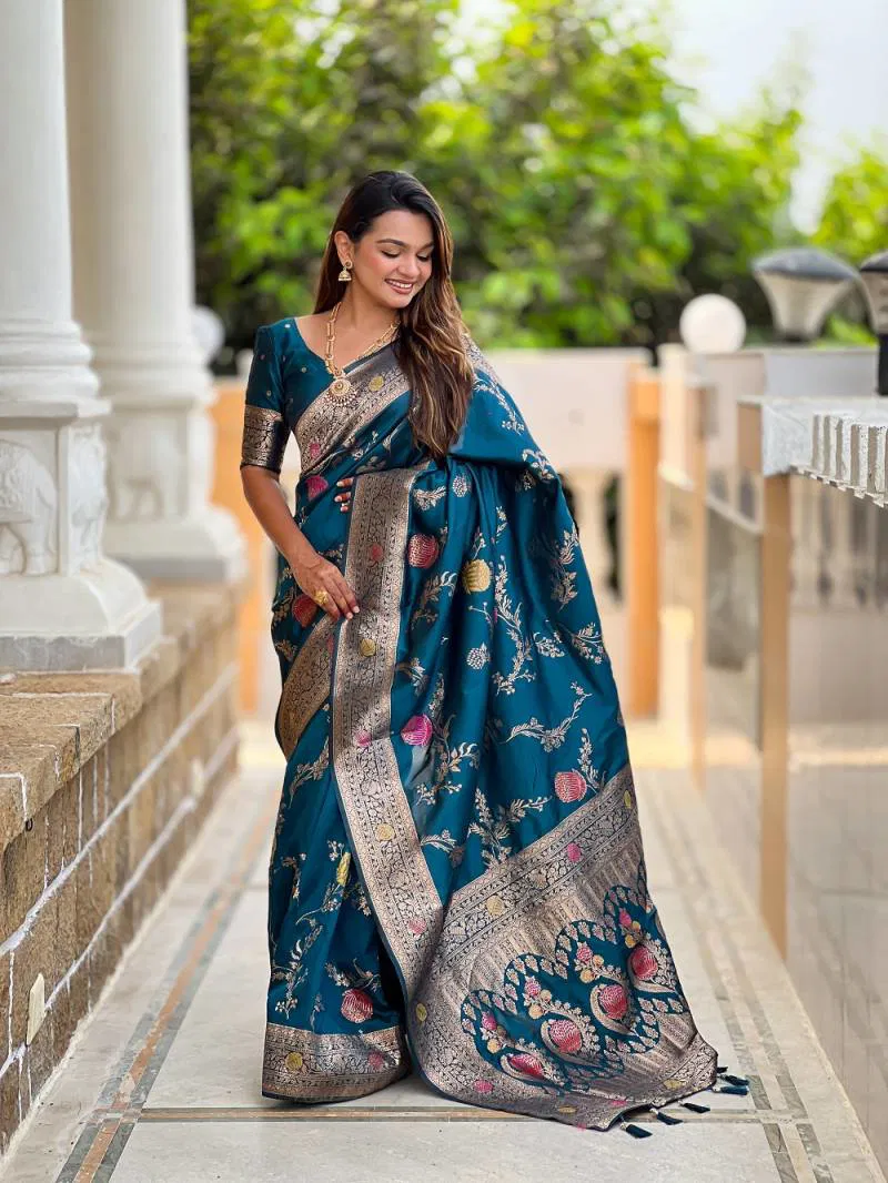 Nx Banarasi 2 Festive Wear Banarasi Silk Saree Wholesale Suppliers In Mumbai
