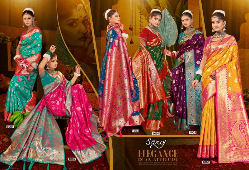 Bridal Silk Vol 2 By Saroj Traditional Wear Silk Saree Wholesalers In Delhi