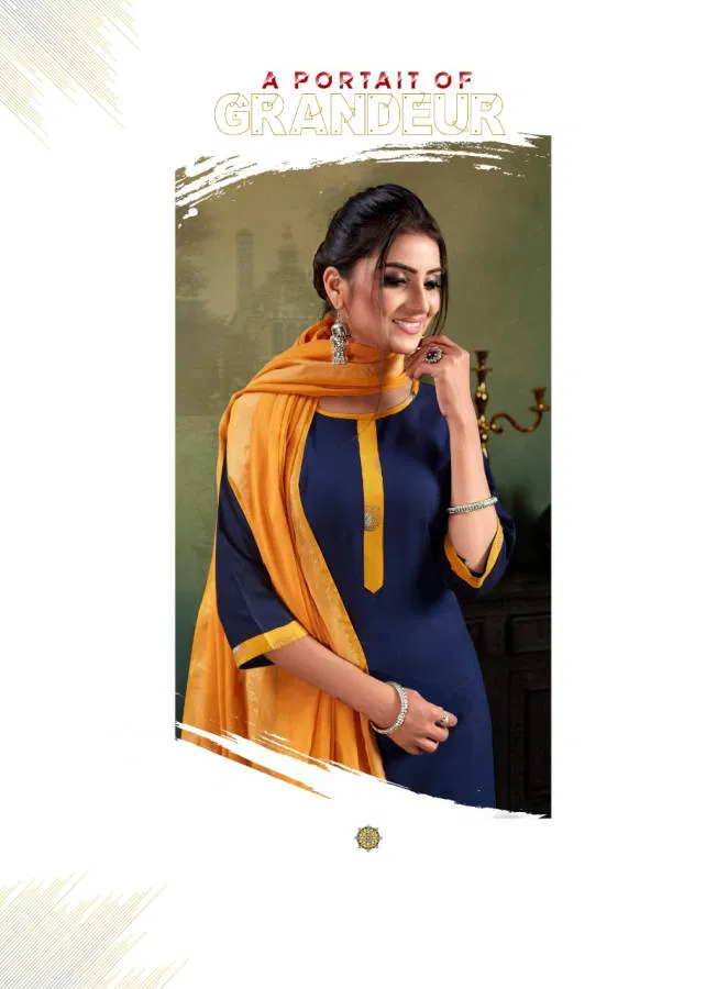 Banwery Latest Collection Of Designer Daily Wear Ready Made Salwar Suit With Chanderi Duptta 