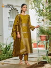 Aadi Ananta By Ibiza Banglory Silk Jacquard Designer Salwar Suits Exporters In India