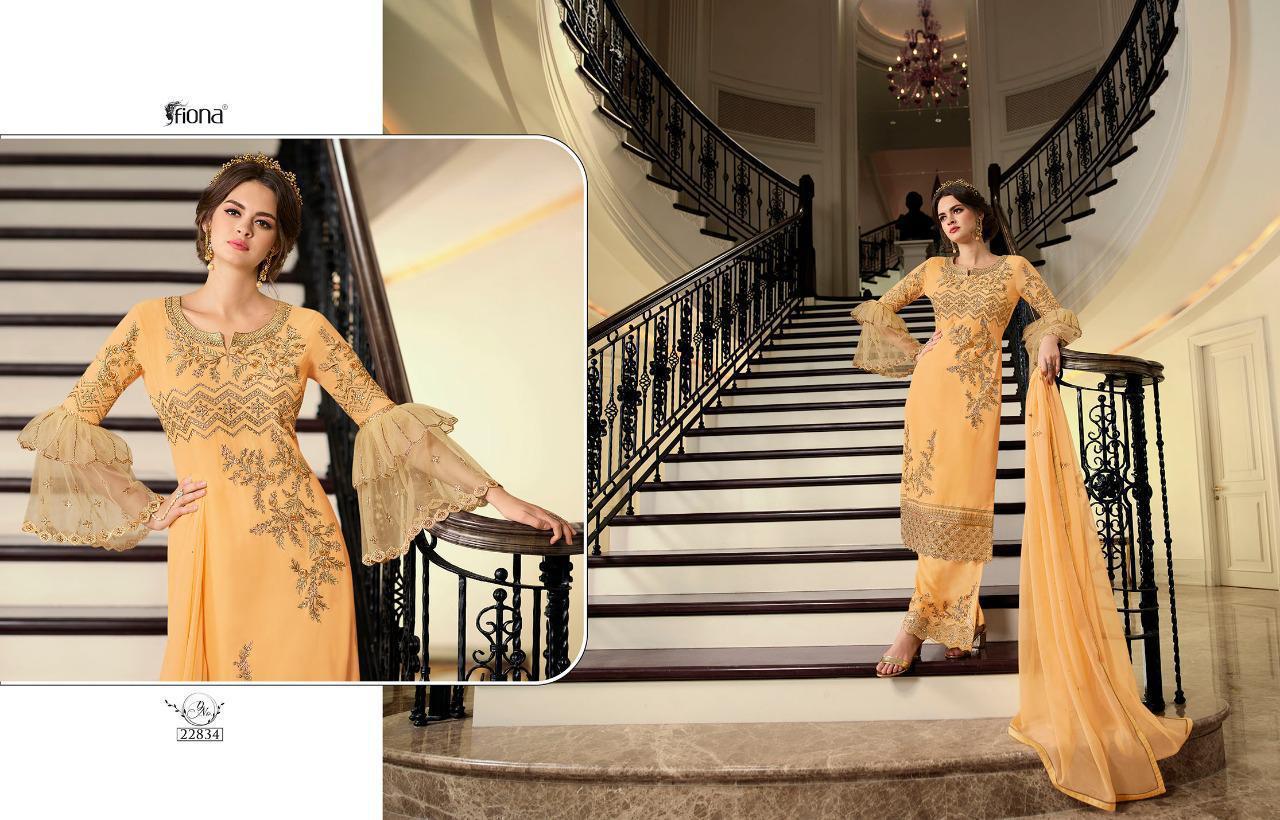Fiona Navya Latest Designer Heavy Work Wedding Wear Salwar Suit Collection