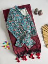 Khadi Vol 59 Khadi Cotton Saree With Cotton Ajrakh Print Blouse