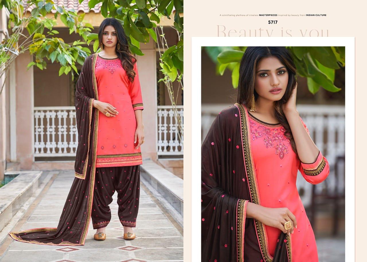 Kessi Patiyala House 83 Latest Fancy Casual Wear Jam Silk With work Designer Dress Materials Collection
