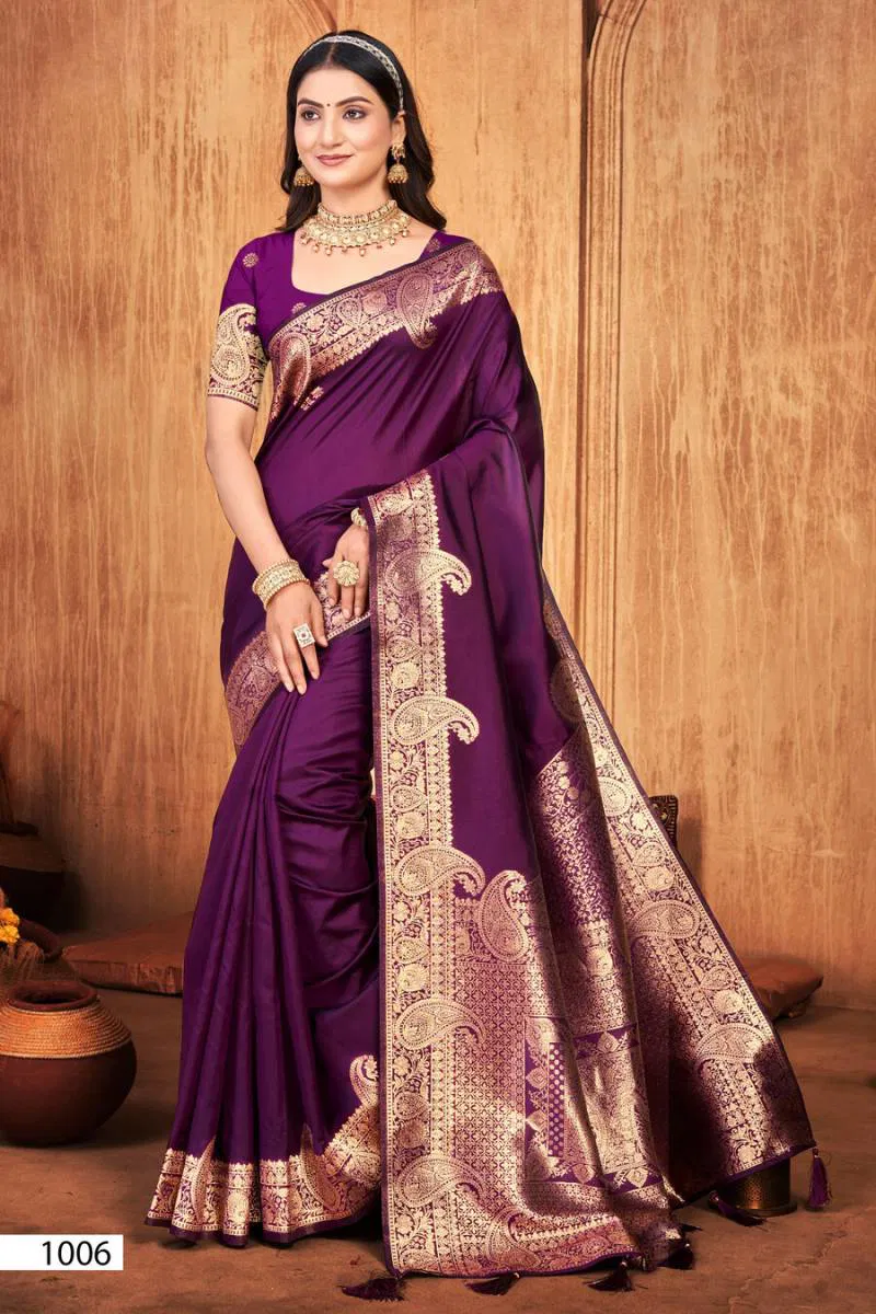 Indian Tadka Silk Vol 2 By Saroj Wedding Wear Silk Saree Wholesale In India