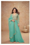 Noor By Gulkayra Designer Simar Silk Embroidery Indo Western Wholesale Online