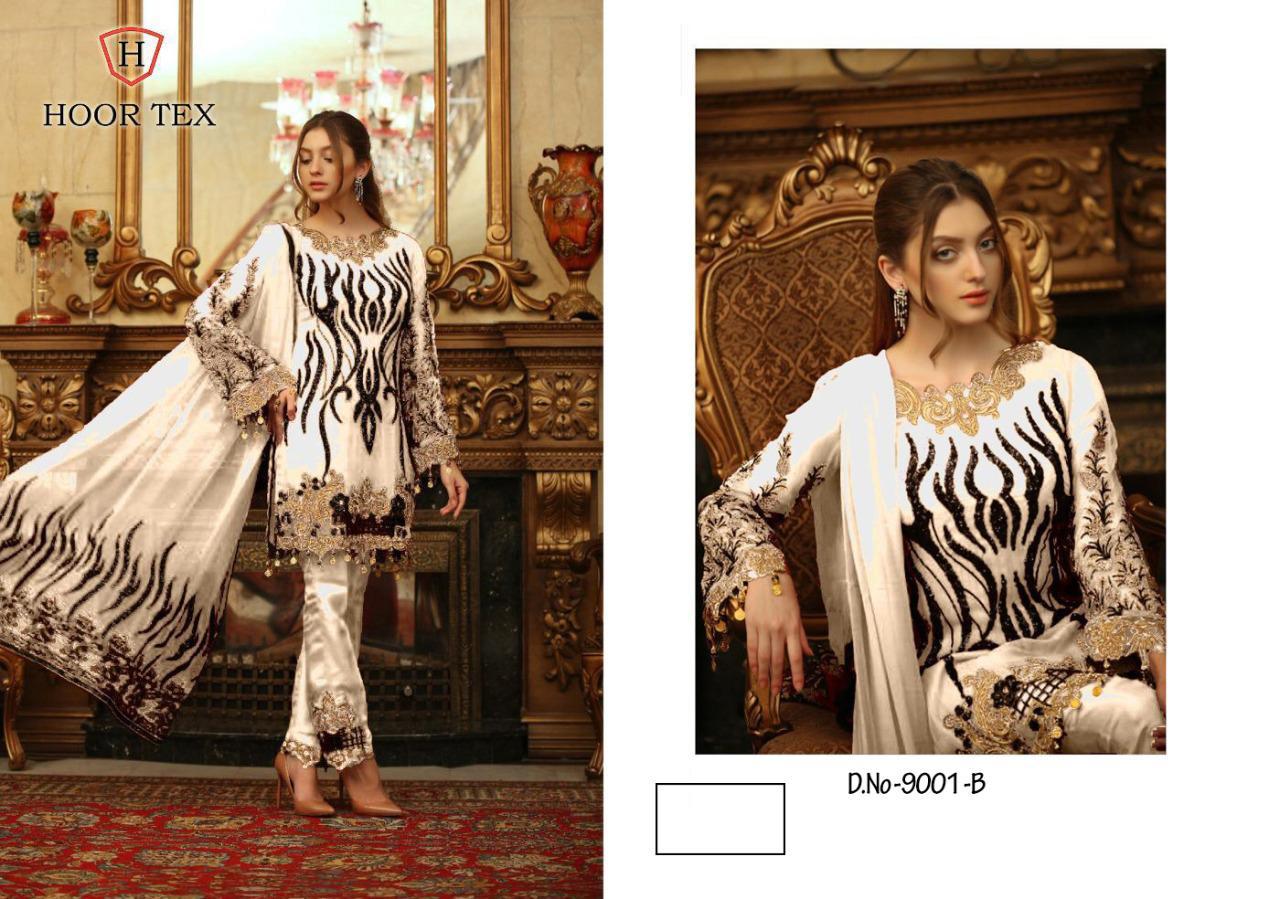 Hoor Tex Pakistani designer HEAVY GEORGETTE  party wear dress material