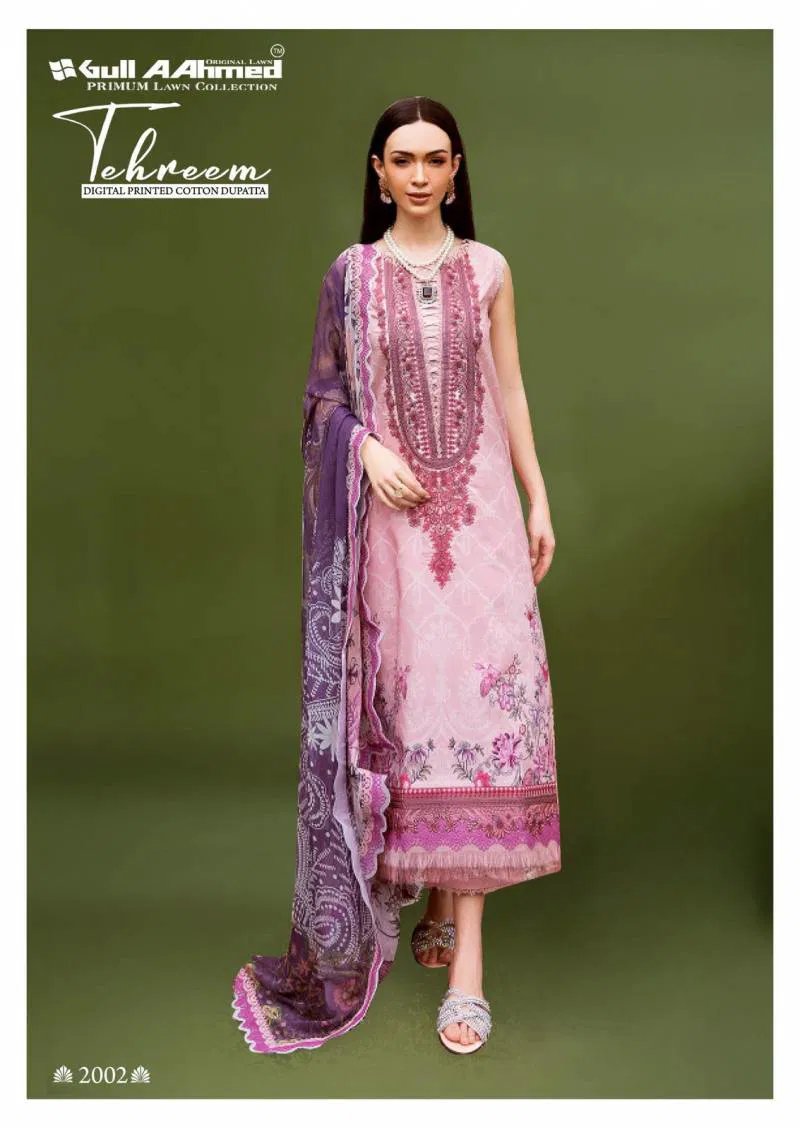 Tehreem Vol 2 By Gull A Ahmed Karachi Cotton Dress Material Orders In India