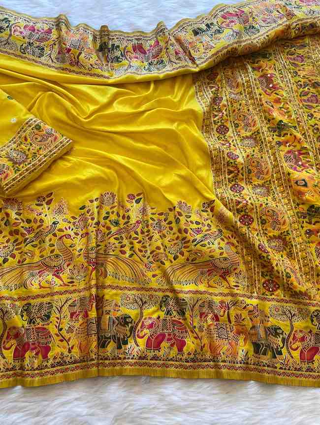 Kc 308 Festive Wear Pashmina Silk Saree Bulk Orders In India
