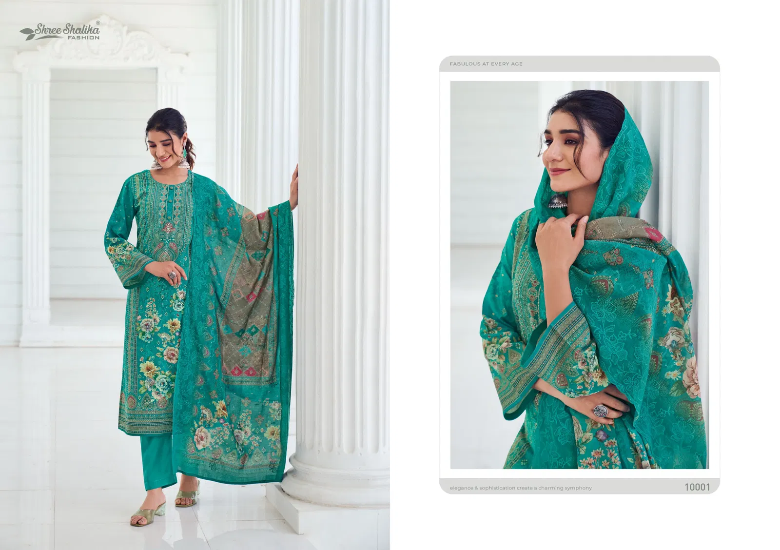 Mahjabeen Vol 10 By Shree Shalika Cotton Embroidery Salwar Suits Orders In India