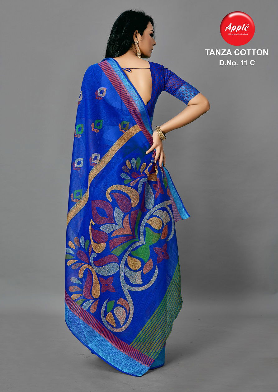 Apple Tanza Cotton 11 Latest Casual Regular Wear Cotton Saree Collection
