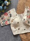 Fab Khadi 6 Khadi Cotton Embroidered Blouse Wholesale Distributors In India