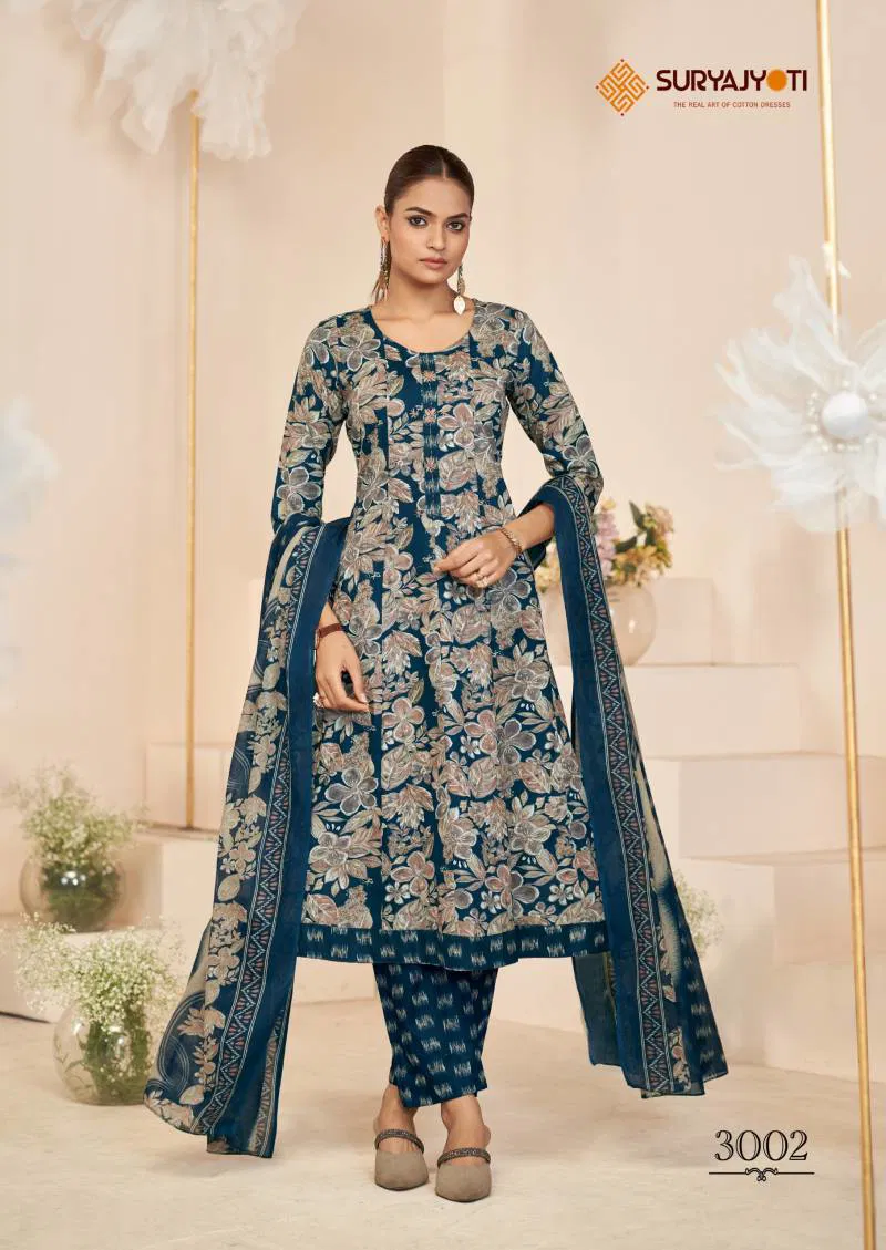 Rashmika Vol 3 By Suryajyoti Cotton Printed Kurti Bottom With Dupatta Wholesale Online