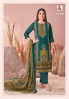 Crystal By Alok Viscose Printed Embroidery Dress Material Wholesale Market In Surat