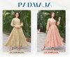 Ctz Padmaja Chinon Crepe Balloon Sleeves Fancy Online Gown Wholesale
