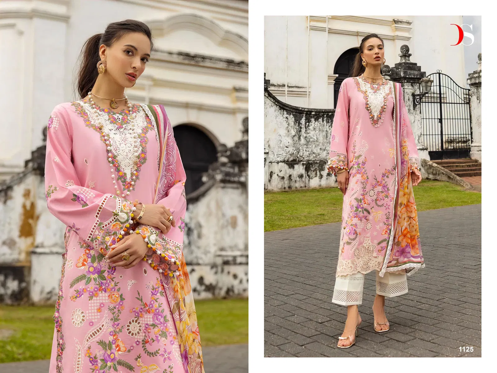 Mushq 25 By Deepsy Cotton Embroidery Pakistani Salwar Suit Suppliers In India