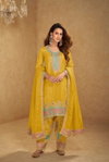 Nusrat By Gulkayra Shimmer Silk Embroidery Readymade Suits Wholesalers In Surat