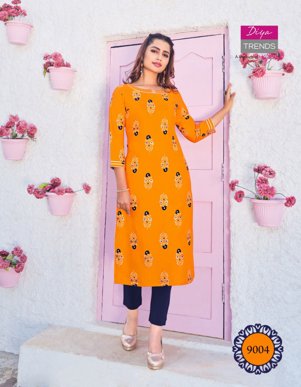 Gardencity 9 Latest Fancy Ethnic Wear Printed Designer Rayon Kurti Collection
