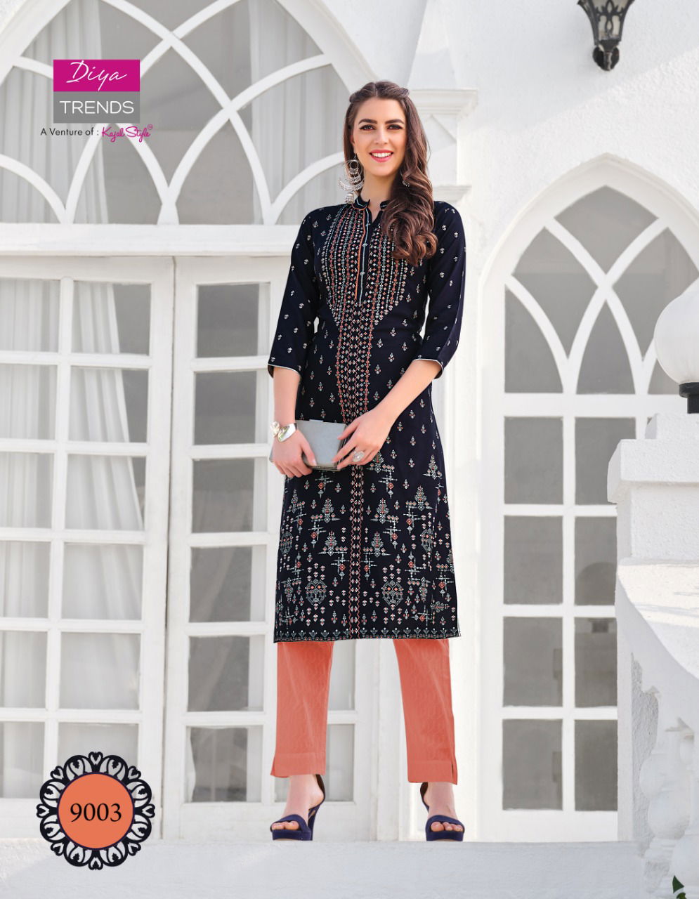 Gardencity 9 Latest Fancy Ethnic Wear Printed Designer Rayon Kurti Collection
