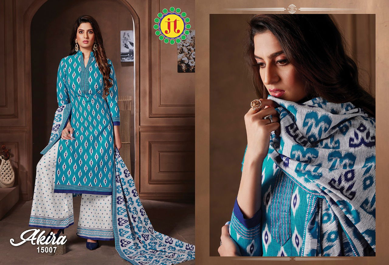 Jt Akira 15 Latest Collection Of Pure Cotton Printed Dress Material