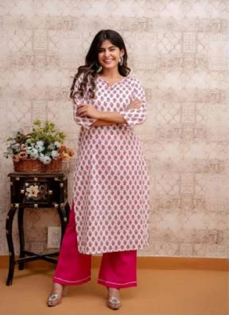 Stylee Girl 2 Cotton Printed Kurta With Pant Set Wholesale Price In Surat