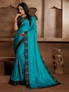 Sloka By Dhruvi Designer Vichitra Cotton Saree Wholesale In India