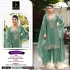 Khas 441 A To D Fandy Satin Beads Readymade Pakistani Suits
