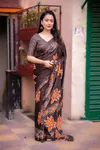 Scmd Anokhi C Casual Wear Linen Cotton Printed Saree Wholesale Market In Surat With Price