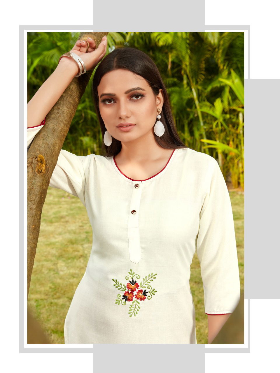 Poorvi Gunjan 2 Latest Feavy Designer Casual Wear Stylish Embroidery Kurtis Collection
