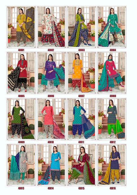 Patidar P Style 40 Latest Designer daily wear Pure Cotton Dress Material Collection 