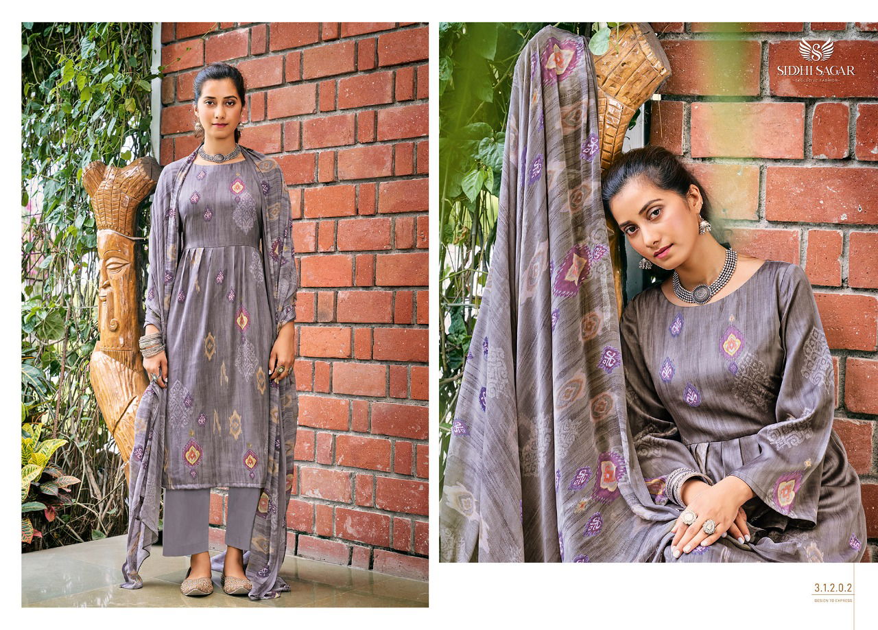 Siddhi Sagar Nigar Latest Fancy Casual Regular Wear Cotton Satin Printed Designer Dress Material Collection
