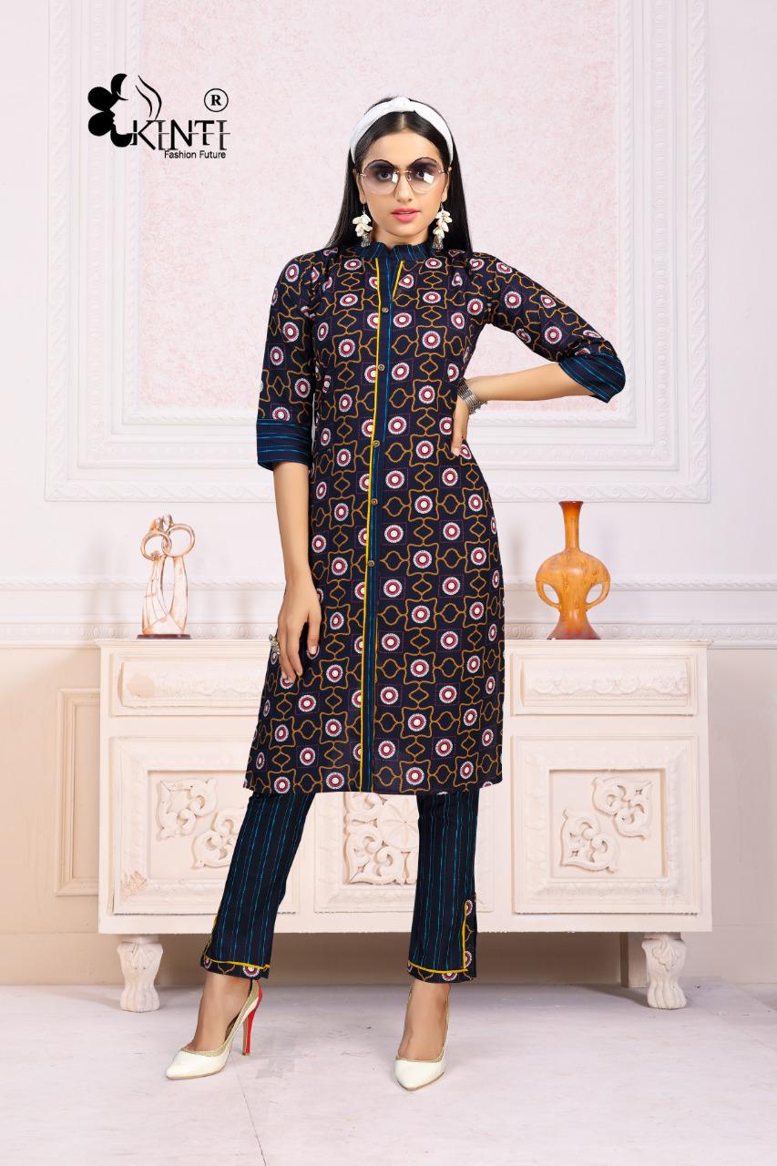 Kinti Crypto Currency 6 Casual Wear Printed Cotton Kurtis Collection
