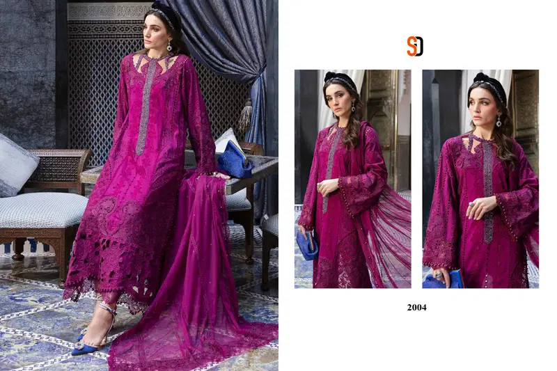 Maria B Lawn Vol 2 By Shraddha Pure Cotton Pakistani Suits Orders In India