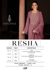 Resha By Varsha Tissue Embroidery Designer Wholesale Salwar Suits In India