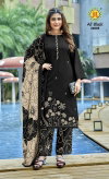 All Black Vol 24 By Jt Rayon Fancy Embroidery Dress Material Exporters In India
